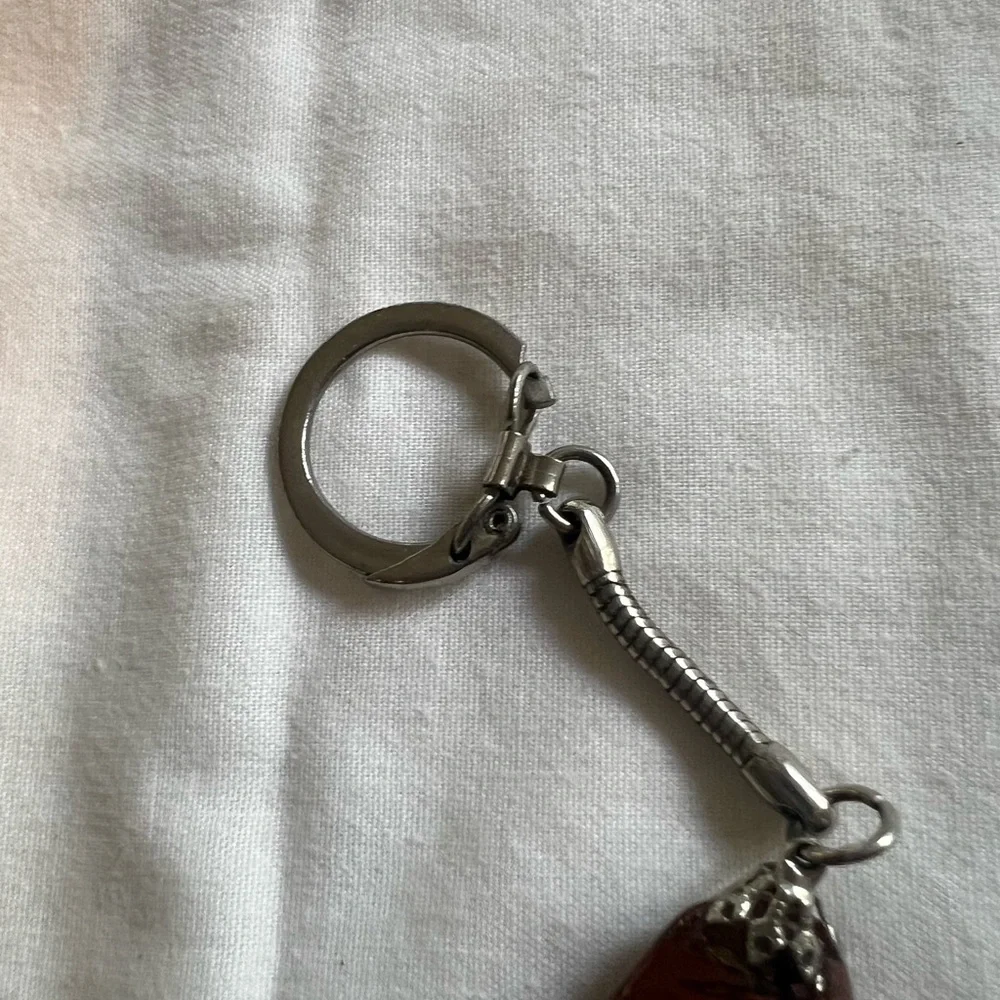 Brown Stone Keychain Accessory